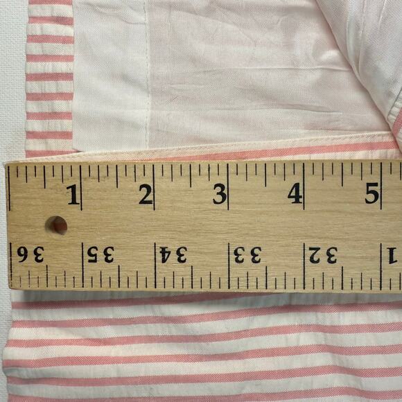 Vintage 80s Charter Club Jamie Justin Pink White Candy Stripe Skirt Sz 6 - Picture 7 of 8